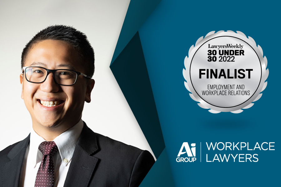 Australian Industry Group Legal young gun a finalist in prestigious awards